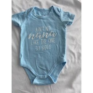 Unbranded Unisex Ain't No Nana Like The One I Got Graphic Bodysuit Size 6M Blue